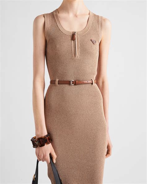 prada ribbed cotton dress.